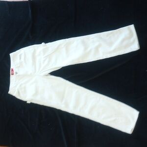 Dickies women's corduroy Carpenters pants. (0ff white).